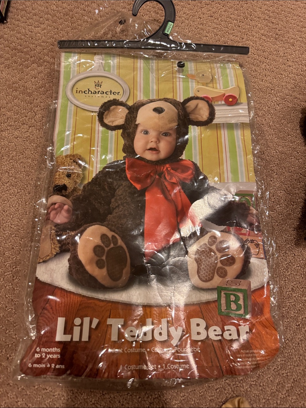 Lil' Teddy Bear Kids Costume - Brown